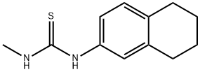 1-methyl-3-(5,6,7,8-tetrahydronaphthalen-2-yl)thiourea 구조식 이미지