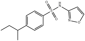 4-butan-2-yl-N-(1,2-oxazol-3-yl)benzenesulfonamide 구조식 이미지