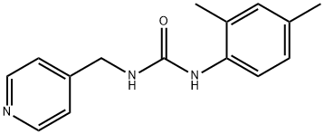 1-(2,4-dimethylphenyl)-3-(pyridin-4-ylmethyl)urea 구조식 이미지