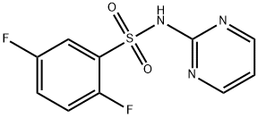 2,5-difluoro-N-pyrimidin-2-ylbenzenesulfonamide 구조식 이미지