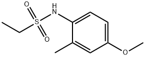 N-(4-methoxy-2-methylphenyl)ethanesulfonamide 구조식 이미지