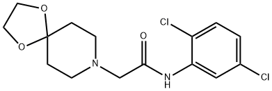 N-(2,5-dichlorophenyl)-2-(1,4-dioxa-8-azaspiro[4.5]decan-8-yl)acetamide Structure