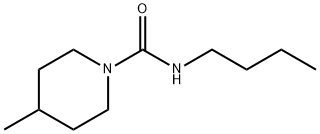 N-butyl-4-methylpiperidine-1-carboxamide 구조식 이미지