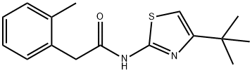 N-(4-tert-butyl-1,3-thiazol-2-yl)-2-(2-methylphenyl)acetamide Structure