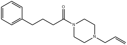 4-phenyl-1-(4-prop-2-enylpiperazin-1-yl)butan-1-one 구조식 이미지