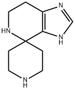 spiro[1,5,6,7-tetrahydroimidazo[4,5-c]pyridine-4,4'-piperidine] 구조식 이미지