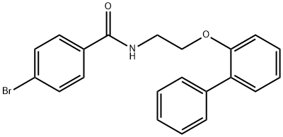 4-bromo-N-[2-(2-phenylphenoxy)ethyl]benzamide 구조식 이미지