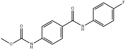 methyl N-[4-[(4-fluorophenyl)carbamoyl]phenyl]carbamate 구조식 이미지