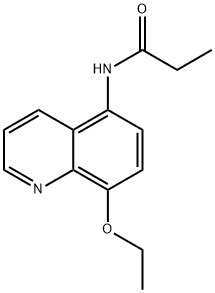 N-(8-ethoxyquinolin-5-yl)propanamide 구조식 이미지