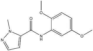 N-(2,5-dimethoxyphenyl)-2-methylpyrazole-3-carboxamide Structure