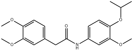 2-(3,4-dimethoxyphenyl)-N-(3-methoxy-4-propan-2-yloxyphenyl)acetamide Structure