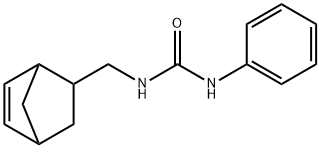 1-(5-bicyclo[2.2.1]hept-2-enylmethyl)-3-phenylurea 구조식 이미지