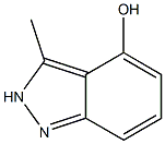 3-Methyl-2H-indazol-4-ol 구조식 이미지