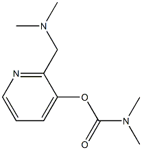 [2-[(dimethylamino)methyl]pyridin-3-yl] N,N-dimethylcarbamate 구조식 이미지