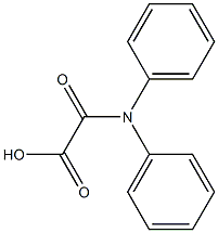 2-oxo-2-(N-phenylanilino)acetic acid 구조식 이미지