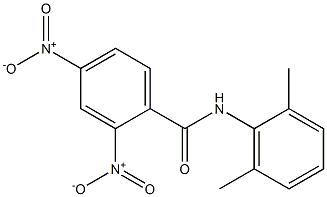 N-(2,6-dimethylphenyl)-2,4-dinitrobenzamide 구조식 이미지