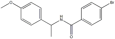 4-bromo-N-[1-(4-methoxyphenyl)ethyl]benzamide Structure