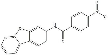 N-dibenzofuran-3-yl-4-nitrobenzamide Structure
