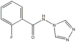 2-fluoro-N-(1,2,4-triazol-4-yl)benzamide 구조식 이미지
