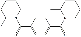 [4-(2-methylpiperidine-1-carbonyl)phenyl]-(2-methylpiperidin-1-yl)methanone 구조식 이미지