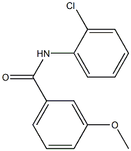 N-(2-chlorophenyl)-3-methoxybenzamide 구조식 이미지