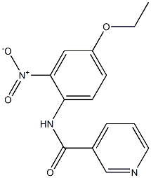 N-(4-ethoxy-2-nitrophenyl)pyridine-3-carboxamide Structure