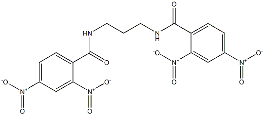 N-[3-[(2,4-dinitrobenzoyl)amino]propyl]-2,4-dinitrobenzamide Structure