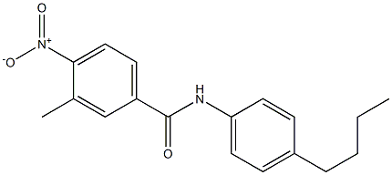 N-(4-butylphenyl)-3-methyl-4-nitrobenzamide Structure