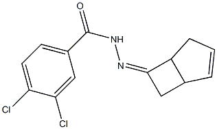 N-[(Z)-7-bicyclo[3.2.0]hept-3-enylideneamino]-3,4-dichlorobenzamide 구조식 이미지