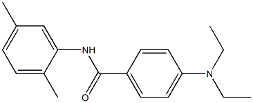 4-(diethylamino)-N-(2,5-dimethylphenyl)benzamide 구조식 이미지
