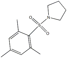 1-(2,4,6-trimethylphenyl)sulfonylpyrrolidine Structure