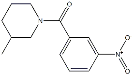 (3-methylpiperidin-1-yl)-(3-nitrophenyl)methanone 구조식 이미지