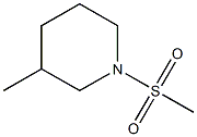 3-methyl-1-methylsulfonylpiperidine 구조식 이미지