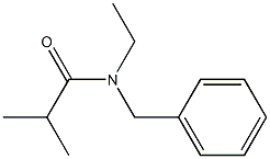 N-benzyl-N-ethyl-2-methylpropanamide 구조식 이미지