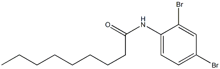 N-(2,4-dibromophenyl)nonanamide Structure