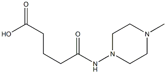 5-[(4-methylpiperazin-1-yl)amino]-5-oxopentanoic acid 구조식 이미지