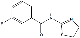 N-(4,5-dihydro-1,3-thiazol-2-yl)-3-fluorobenzamide Structure