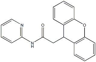 N-pyridin-2-yl-2-(9H-xanthen-9-yl)acetamide Structure