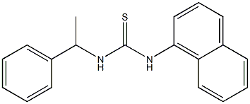 1-naphthalen-1-yl-3-(1-phenylethyl)thiourea 구조식 이미지
