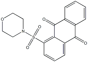 1-morpholin-4-ylsulfonylanthracene-9,10-dione 구조식 이미지