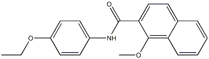 N-(4-ethoxyphenyl)-1-methoxynaphthalene-2-carboxamide 구조식 이미지