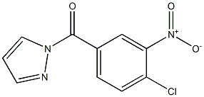 (4-chloro-3-nitrophenyl)-pyrazol-1-ylmethanone 구조식 이미지
