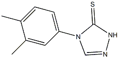 4-(3,4-dimethylphenyl)-1H-1,2,4-triazole-5-thione 구조식 이미지