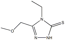 4-ethyl-3-(methoxymethyl)-1H-1,2,4-triazole-5-thione Structure