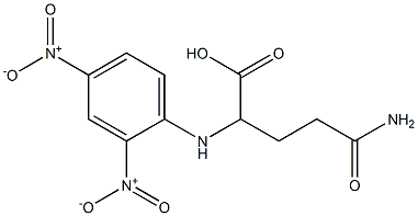 5-amino-2-(2,4-dinitroanilino)-5-oxopentanoic acid Structure
