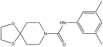 N-(3,5-dimethylphenyl)-1,4-dioxa-8-azaspiro[4.5]decane-8-carboxamide Structure