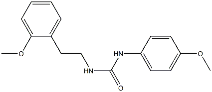 1-(4-methoxyphenyl)-3-[2-(2-methoxyphenyl)ethyl]urea 구조식 이미지