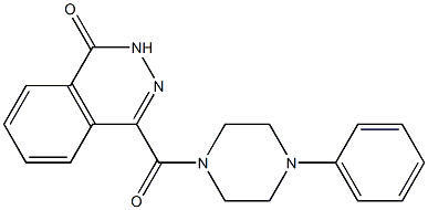 4-(4-phenylpiperazine-1-carbonyl)-2H-phthalazin-1-one Structure
