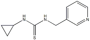 1-cyclopropyl-3-(pyridin-3-ylmethyl)thiourea 구조식 이미지