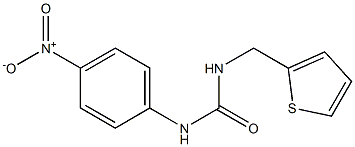 1-(4-nitrophenyl)-3-(thiophen-2-ylmethyl)urea Structure